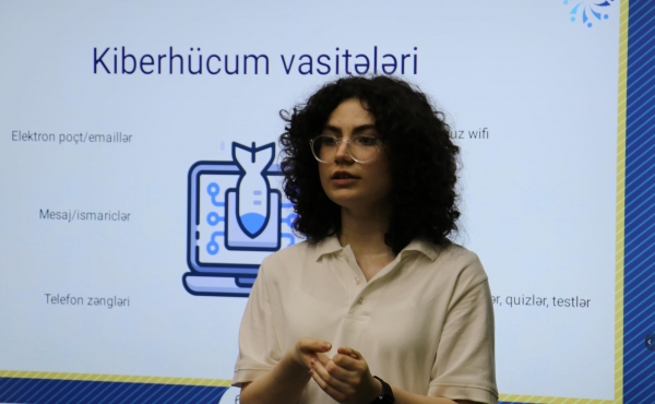 13 may 2026-cı il tarixində Uşaq Səfirlər Məclisinin üzvləri tərəfindən şagirdlər üçün “Rəqəmsal təhlükəsizlik” mövzusunda təlim keçirilib.