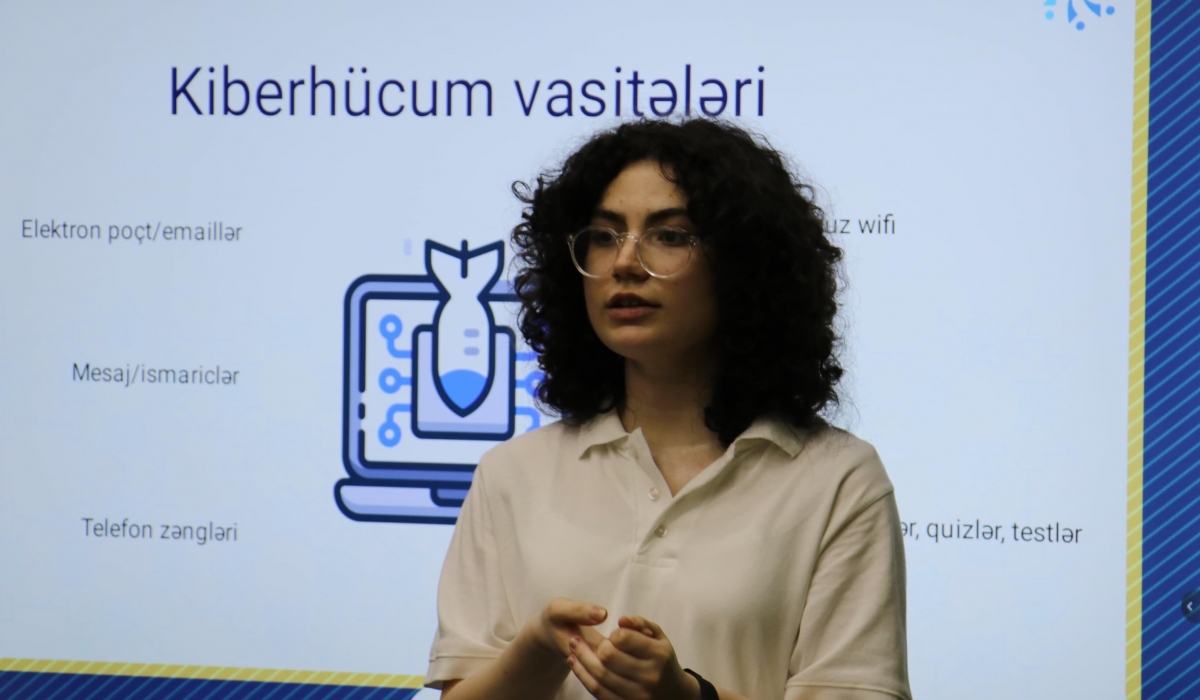 13 may 2026-cı il tarixində Uşaq Səfirlər Məclisinin üzvləri tərəfindən şagirdlər üçün “Rəqəmsal təhlükəsizlik” mövzusunda təlim keçirilib.