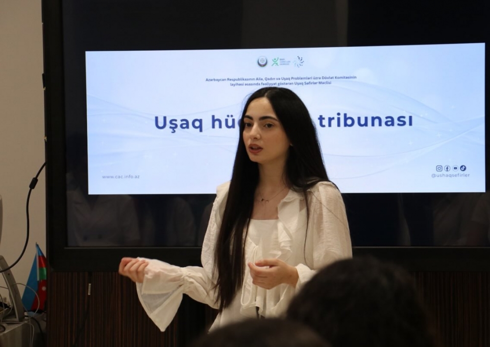 26 may 2026-cı il tarixində Uşaq Səfirlər Məclisinin təşkilatçılığı və Bakı Gənclər Mərkəzinin əməkdaşlığı ilə “Uşaq hüquqları tribunası” layihəsi çərçivəsində ilk görüş uğurla həyata keçirilib.