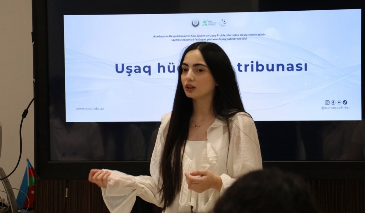 26 may 2026-cı il tarixində Uşaq Səfirlər Məclisinin təşkilatçılığı və Bakı Gənclər Mərkəzinin əməkdaşlığı ilə “Uşaq hüquqları tribunası” layihəsi çərçivəsində ilk görüş uğurla həyata keçirilib.