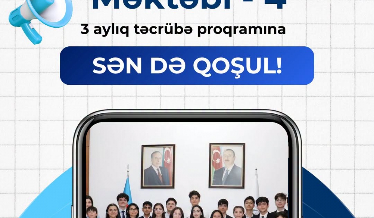 "Uşaq Səfirlər Məktəbi - 4" təcrübə proqramına seçimlər başladı!