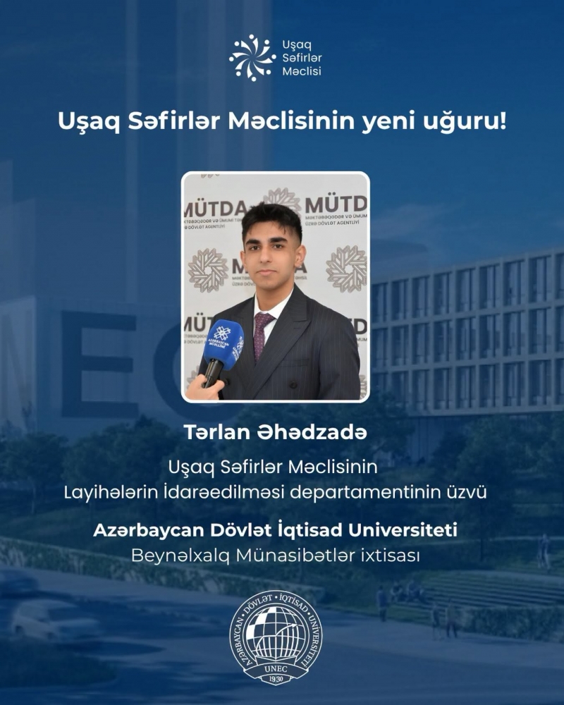 Uşaq Səfirlər Məclisinin yeni uğuru!