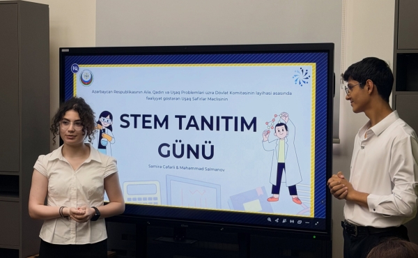 “Gələcəyin peşələri – STEM” adlı tanıtım günü təlimi keçirilib.