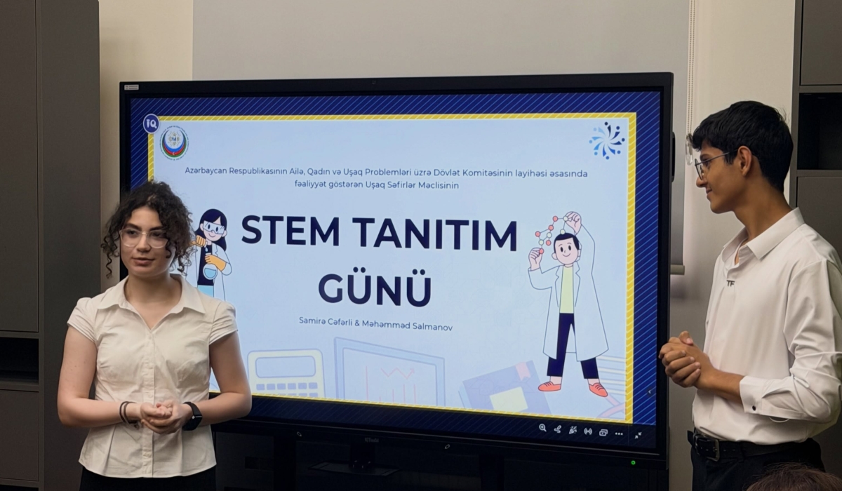 “Gələcəyin peşələri – STEM” adlı tanıtım günü təlimi keçirilib.