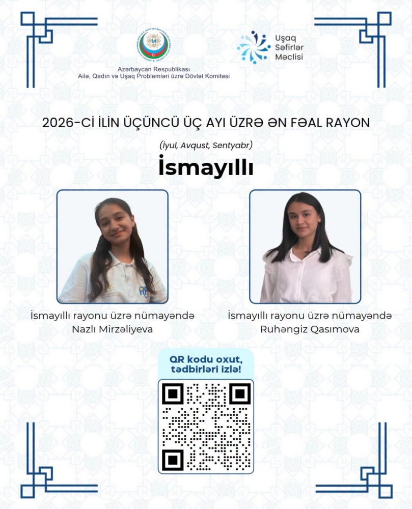 Üç ayın ən fəal rayonu – İsmayıllı!