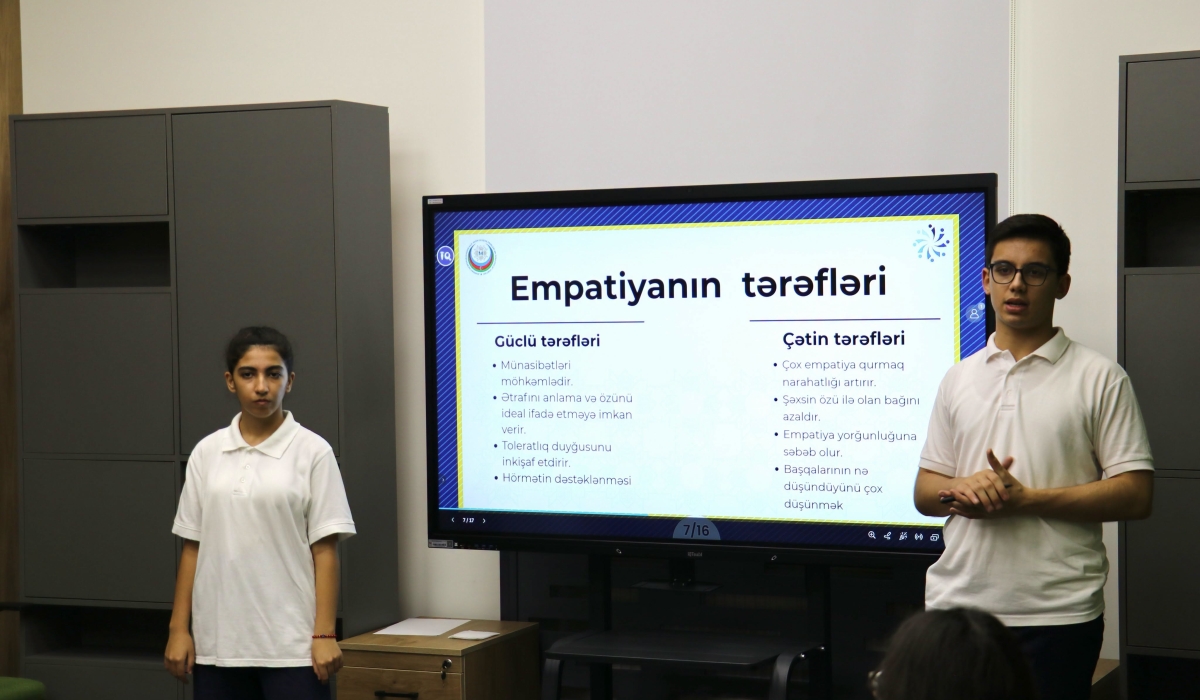 “Empatiya və Tənqidi düşüncə” mövzusunda təlim keçirilib.